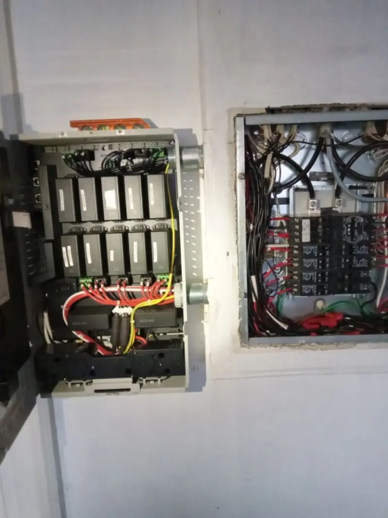 Electrical panel upgrade completed for Security Camera Wiring in North Muskegon